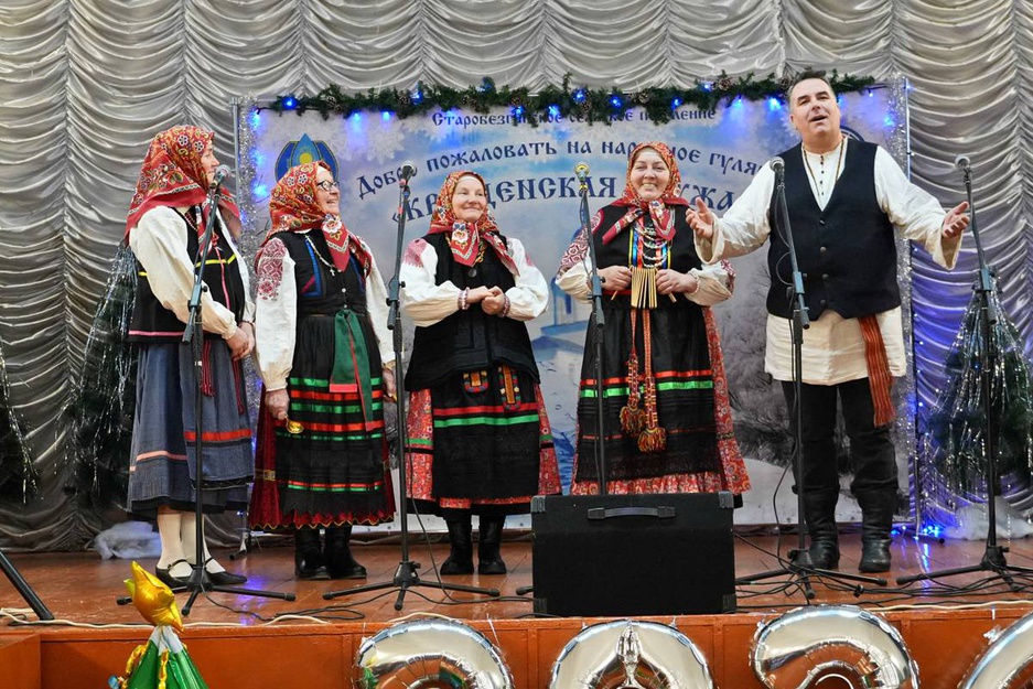 В селе Старая Безгинка прошёл праздник "Крещенская стужа"